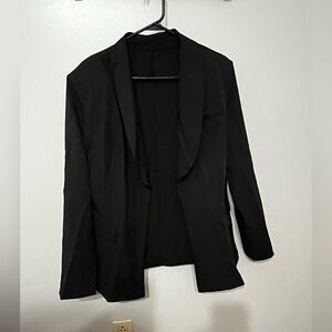 Classic Black Women's Suit Jacket XXL